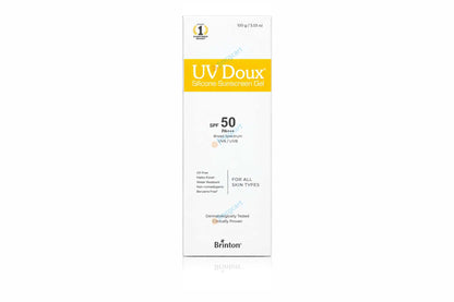 UV Doux Silicon Sunscreen Gel SPF50+, 100gm