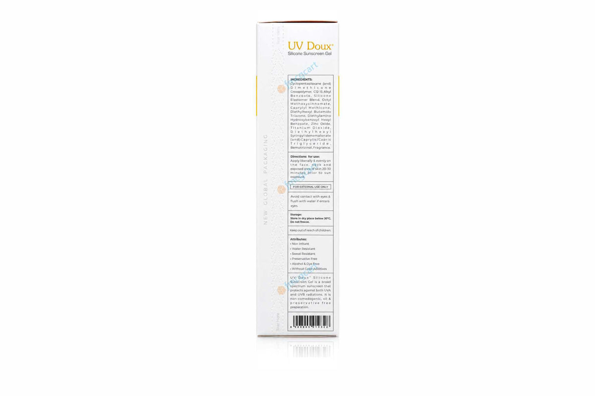 UV Doux Silicon Sunscreen Gel SPF50+, 100gm