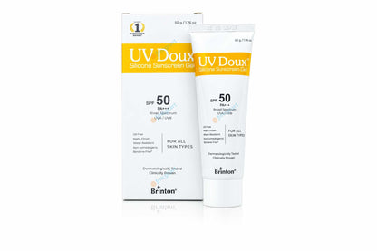 UV Doux Silicon Sunscreen Gel SPF50+, 50gm