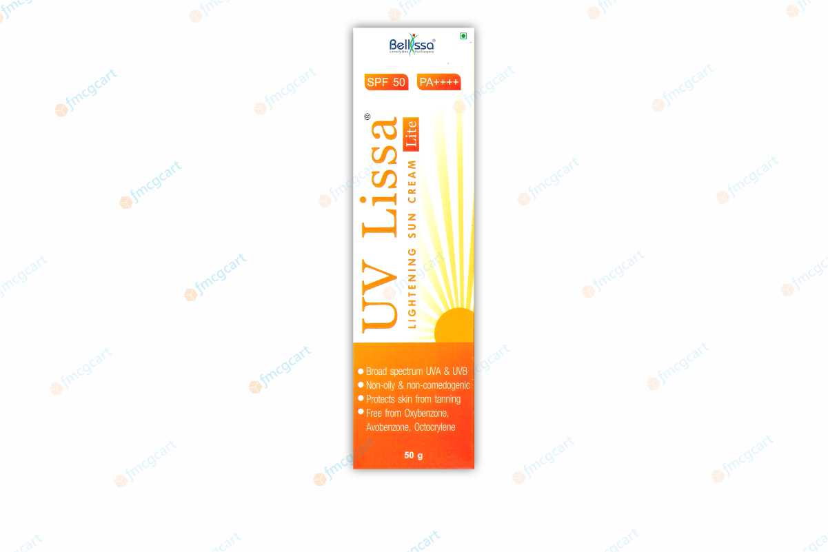 UV Lissa Lite Lightning Sun Cream SPF50+, 50gm