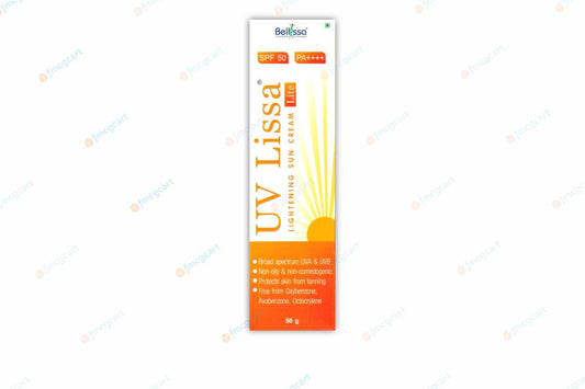 UV Lissa Lite Lightning Sun Cream SPF50+, 50gm