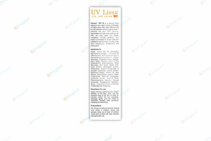 UV Lissa Lite Lightning Sun Cream SPF50+, 50gm