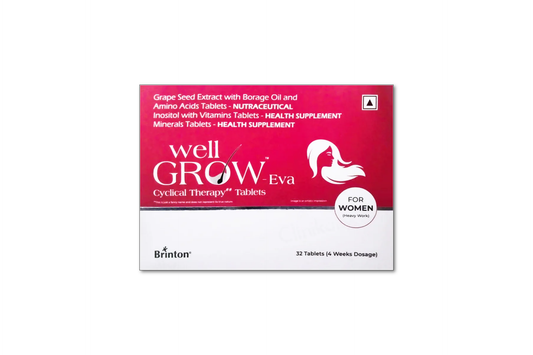 Well Grow Eva Cyclical Therapy Tablets For Women, 32N
