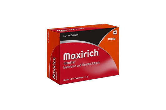 Maxirich Multivitamin & Minerals Softgels 30N (Pack of 4)