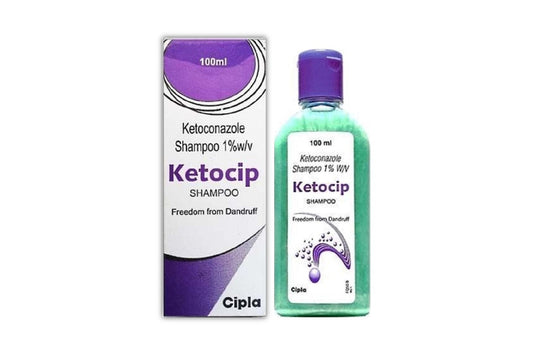 Ketocip 1% Shampoo 100ml (Pack of 2)